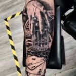 Gambling piece black and grey realism2