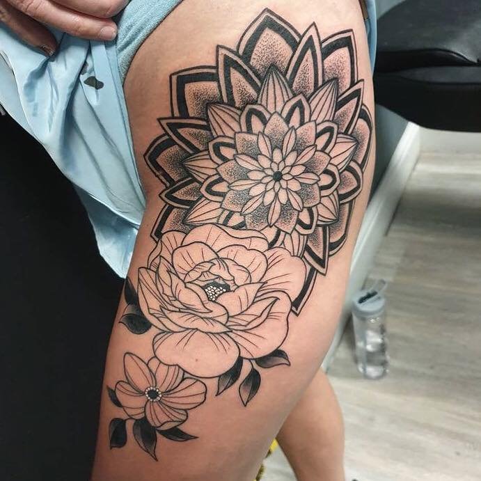 mandala floral - geometric