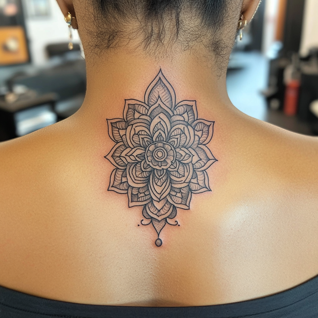 Front Neck & Throat Tattoos
