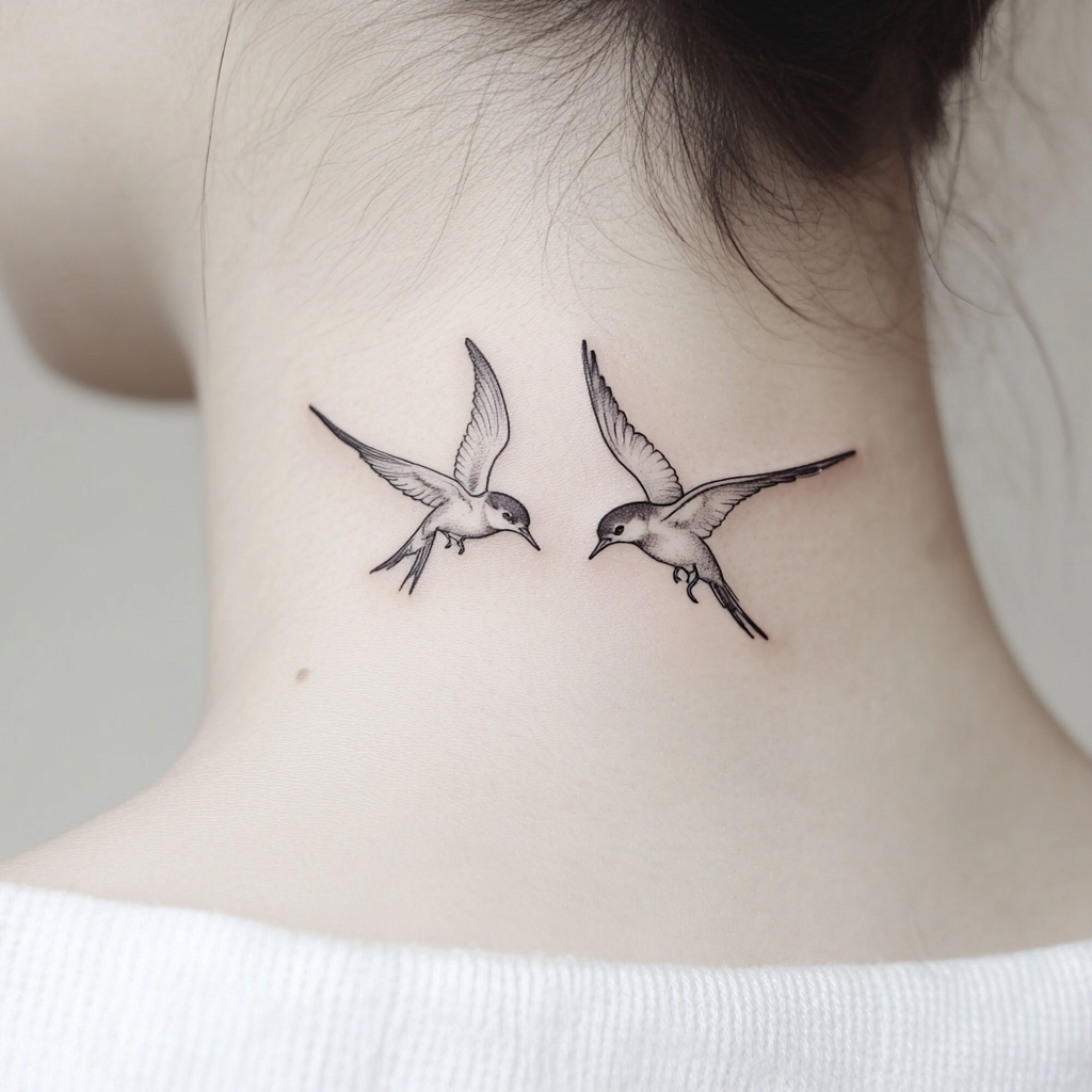 Front Neck & Throat Tattoos