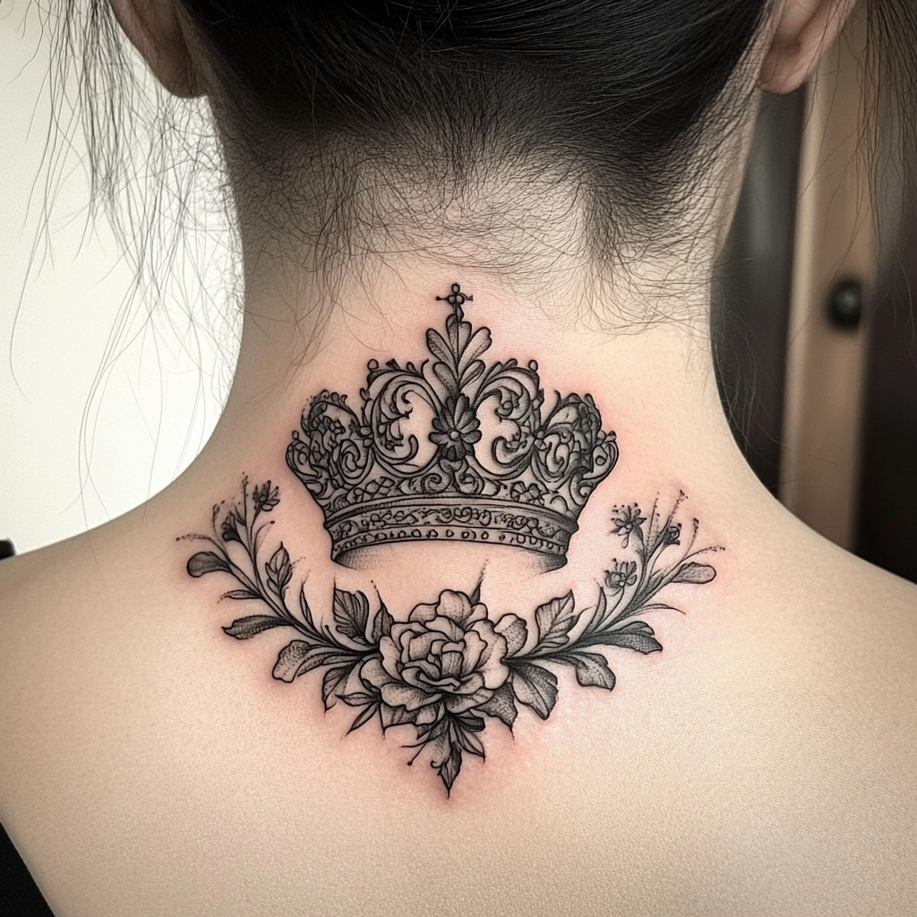 Front Neck Throat Tattoos