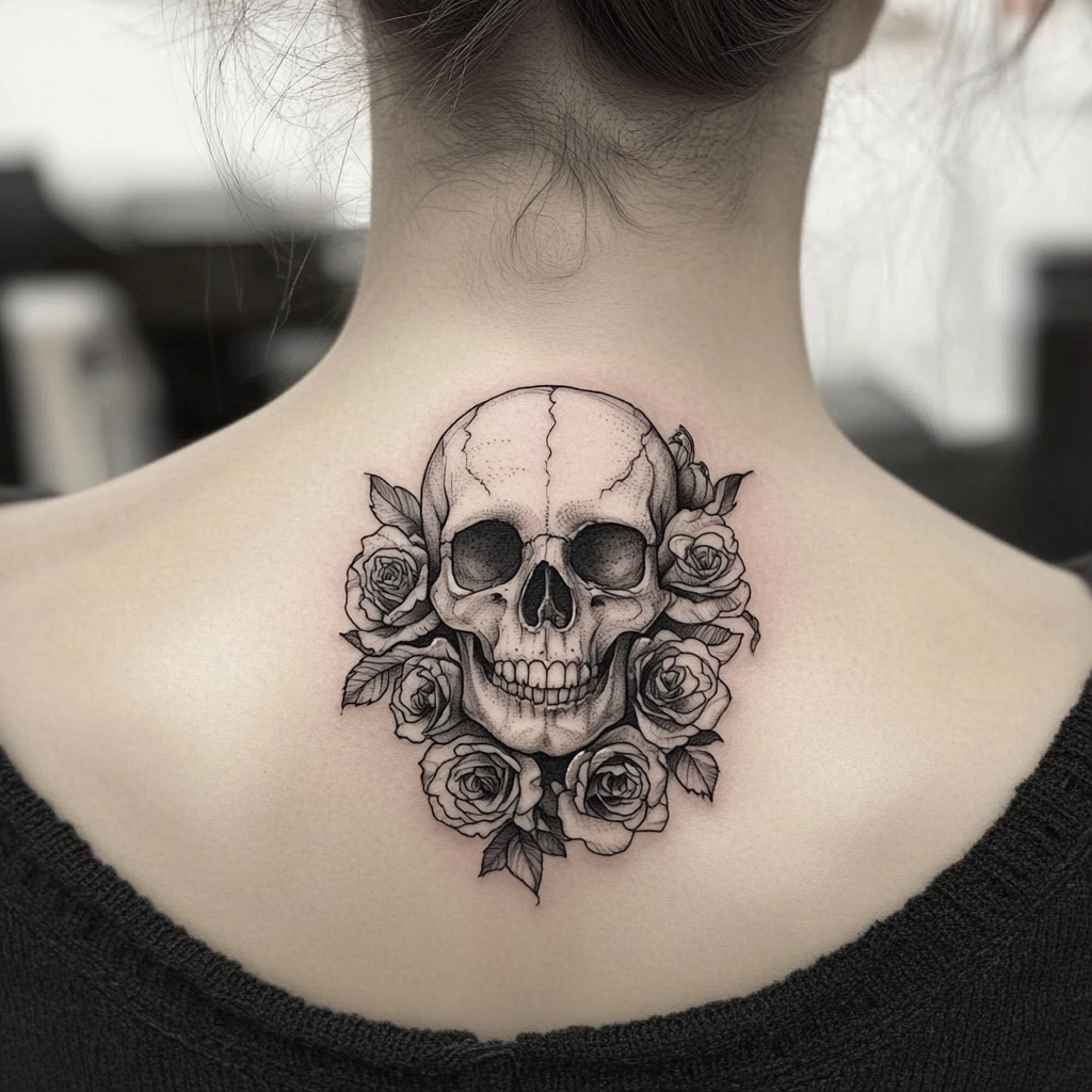Front Neck & Throat Tattoos