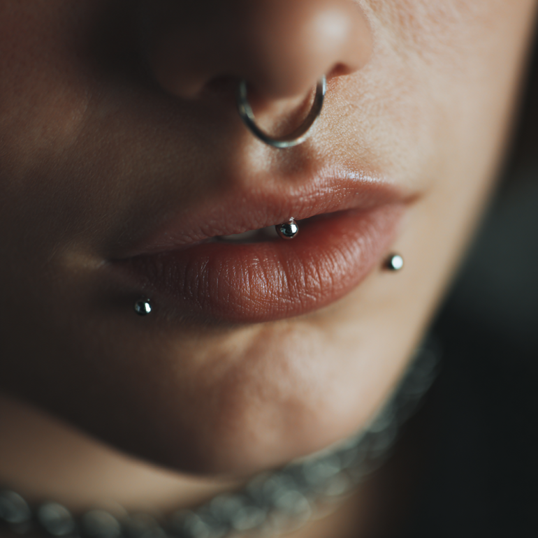 Snakebite Lip Face Piercing Liverpool